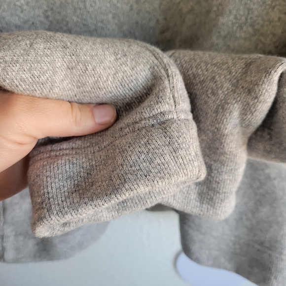 J. Crew Wool Blend Funnel Cowel Neck Gray Sweater Women's Size M - Picture 4 of 7